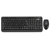 Adesso WKB-1320CB-UK keyboard Mouse included Home RF Wireless QWERTY UK English Black image