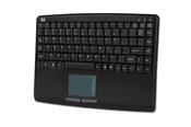 Adesso SlimTouch 410 - Mini Touchpad Keyboard Black USB image