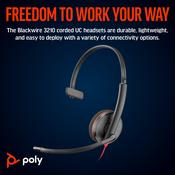 Poly Blackwire 3210 Monaural USB-C Headset USB-CA Adapter image
