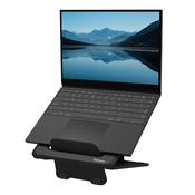 Fellowes Laptop Stand for Desk - Breyta Adjustable Laptop Riser for Home and Office - Portable Laptop Stand with 12 Height Adjustments - Max Laptop Size 14 Max Weight 4KG - Black image
