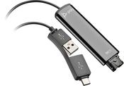 Poly DA75 USB to QD Black Adapter TAA image