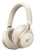 Soundcore Space One Headset Wired &amp; Wireless Head-band CallsMusic Bluetooth Cream image