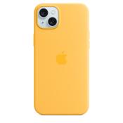 Apple iPhone 15 Plus Silicone Case with MagSafe - Sunshine image