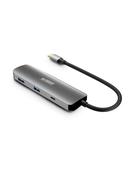 Urban Factory MHC40UF laptop dockport replicator Wired USB 3.2 Gen 1 3.1 Gen 1 Type-C Grey image
