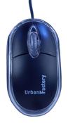 Urban Factory Cristal Mouse Optical USB 2.0 800dpi Internal Light Black image