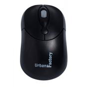 Urban Factory Big Crazy Mouse Black USB 2.0 800dpi 80cm cable image