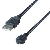 GroupGear 26-2944 USB cable USB 2.0 0.5 m USB A Micro-USB B Black image
