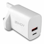 Lindy 20W USB Type A and C Charger image
