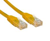 Cables Direct ERT-600Y networking cable Yellow 0.5 m Cat6 UUTP UTP image