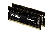 Kingston Technology FURY 32GB 3200MTs DDR4 CL20 SODIMM Kit of 2 Impact