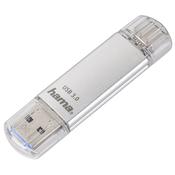 Hama C-Laeta USB flash drive 256 GB USB Type-A  USB Type-C 3.2 Gen 1 3.1 Gen 1 Silver image