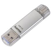Hama C-Laeta USB flash drive 32 GB USB Type-A  USB Type-C 3.2 Gen 1 3.1 Gen 1 Silver image