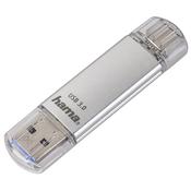 Hama C-Laeta USB flash drive 16 GB USB Type-A  USB Type-C 3.2 Gen 1 3.1 Gen 1 Silver image