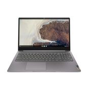 Lenovo IdeaPad 3 Chrome 15IJL6 Intel Pentium Silver N6000 Chromebook 39.6 cm 15.6 Full HD 8 GB LPDDR4x-SDRAM 128 GB eMMC Wi-Fi 6 802.11ax ChromeOS English Grey image