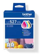 1 full set of Original Brother LC527 ink Cartridges Black 1300 pgs CMY 900 pgs image