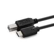 Microconnect USB cable USB 2.0 3m USB C to USB B Black image