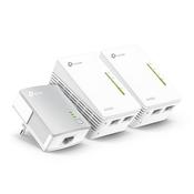 TP-Link TL-WPA4220T KIT PowerLine network adapter 300 Mbits Ethernet LAN Wi-Fi White 3 pcs