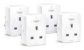 TP-Link Tapo Mini Smart Wi-Fi Socket Energy Monitoring 4-Pack