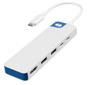 HYPER HD4101BUGL interface hub USB Type-C 5000 Mbits Blue White image