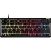Corsair K55 CORE TKL RGB keyboard Gaming USB QWERTY UK English Black image