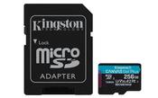 Kingston Technology 256GB microSDXC Canvas Go Plus Gen4 200MBs A2 U3 V30 Card  Adapter image