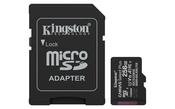 Kingston Technology 256GB microSDXC Canvas Select Plus Gen3 150MBs A1 Card  Adapter