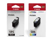 Canon PG595CL586 Black &amp; Colour Ink Multipack 2 x 180 pages image