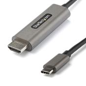 StarTech.com 6ft 2m USB C to HDMI Cable 4K 60Hz w HDR10 - Ultra HD USB Type-C to 4K HDMI 2.0b Video Adapter Cable - USB-C to HDMI HDR MonitorDisplay Converter - DP 1.4 Alt Mode HBR3 image