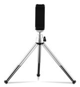 Hama Fancy 2in1 Mini Tripod for Mobile Phone &amp; Camera  Travel Tripod 16cm silver image