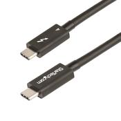 StarTech.com 3ft 1m Thunderbolt 4 Cable - 40Gbps - 100W PD - 4K8K Video - Intel-Certified Thunderbolt Cable - Compatible w USB4Thunderbolt 3USB 3.2USB Type-CDisplayPort image