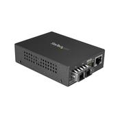 StarTech.com Multimode MM SC Fiber Media Converter for 101001000 Network - 550m Range - Gigabit Ethernet - 850nm - Full Duplex