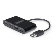StarTech.com ST4200MINI2-USB-HUB interface hub USB 2.0 480 Mbits Black