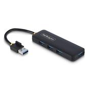 StarTech.com 4-Port USB-A Hub 5Gbps Bus Powered Small Travel Mini USB Hub Multi-Port USB 3.0 Splitter Portable USB Hub Overcurrent Protection OCP image
