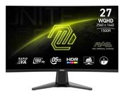 MSI MAG 27CQ6F computer monitor 68.6 cm 27 2560 x 1440 pixels Quad HD LCD Black image
