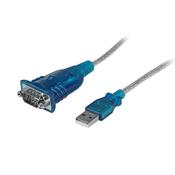 StarTech.com 17in 43cm 1-Port USB to RS232 DB9 Serial Adapter Cable USB to Serial Adapter Cable - MM