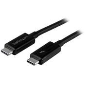 StarTech.com 1m Thunderbolt 3 20Gbps USB-C Cable - Thunderbolt USB and DisplayPort Compatible image