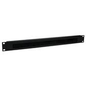 StarTech.com 1U High-density Brush Strip Cable Management Panel Sturdy Steel Horizontal Data Centre Cable Organizer
