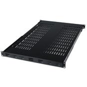 StarTech.com 1U Adjustable Vented Server Rack Mount Shelf - 175lbs - 19.5 to 38in Adjustable Mounting Depth Universal Tray for 19 AV Network Equipment Rack - 27.5in Deep