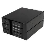 StarTech.com 3 Bay Aluminum Trayless Hot Swap Mobile Rack Backplane for 3.5in SAS IISATA III - 6 Gbps HDD