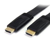 StarTech.com 18m Flat High Speed HDMI Cable with Ethernet - Ultra HD 4k x 2k HDMI Cable - HDMI to HDMI MM6 ft Flat High Speed HDMI Cable with Ethernet - Ultra HD 4k x 2k HDMI Cable - HDMI to HDMI MM image