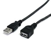 StarTech.com 3 ft Black USB 2.0 Extension Cable A to A - MF