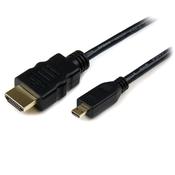 StarTech.com 50cm Micro HDMI to HDMI Cable with Ethernet - 4K 30Hz Video - Durable High Speed Micro HDMI Type-D to HDMI 1.4 Adapter CableConverter Cord - UHD HDMI MonitorsTVsDisplays - MM image