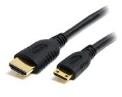 StarTech.com 50cm Mini HDMI to HDMI Cable with Ethernet - 4K 30Hz High Speed Mini HDMI to HDMI Adapter Cable - Mini HDMI Type-C Device to HDMI MonitorDisplay - Durable Video Converter Cord image