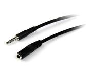 StarTech.com 2m 3.5mm 4 Position TRRS Headset Extension Cable - MF image