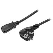 StarTech.com 2m 6ft Computer Power Cord 18AWG EU Schuko to C13 Power Cord 250V 10A Black Replacement AC Cord TVMonitor Power Cable Schuko CEE 77 to IEC 60320 C13 Power Cord - PC Power Supply Cable
