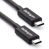 StarTech.com 0.5m Thunderbolt 3 40Gbps USB-C Cable - Thunderbolt USB and DisplayPort Compatible
