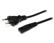 StarTech.com 2m 6ft Laptop Power Cord EU Plug to C7 2.5A 250V 18AWG Laptop Replacement Cord Printer Power Cable Laptop Charger Cord Laptop Power Brick Cord - UL Listed image