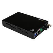 StarTech.com 10100 Mbps Multi Mode Fiber Media Converter ST 2 km