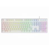 VIDA REBEL 2IN1 WHITE USB DESK KIT keyboard Mouse included Gaming QWERTY UK English image