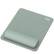 Fellowes Breyta Mouse Mat Wrist Rest Mouse Pad Wrist Support with Antibacterial Protection Ergonomic Mouse Mat Sage image